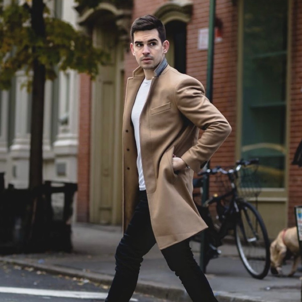 Banana republic camel topcoat